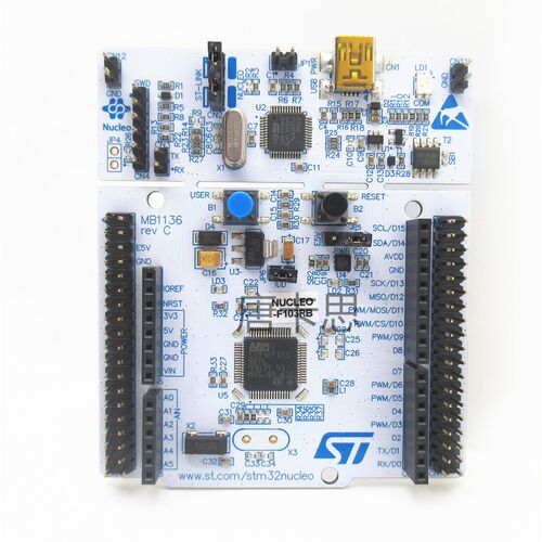 ST NUCLEO-F103RB原装现货 STM32F103RBT6开发板兼容Arduino全新