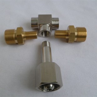 G5/8三通接头 气瓶三通转换头 5/8转换接头 钢瓶分流三通接头四通