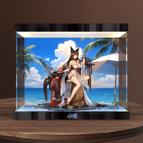亚克力灯箱展示盒适用 APEX/碧蓝航线】鳐 走水静莲Ver.1/7手办