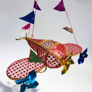 秦淮花灯-飞机灯-元宵节花灯传统手工儿童手工手提