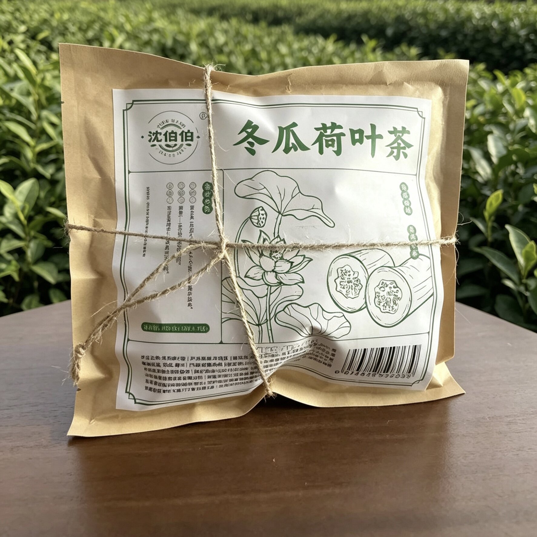 沈伯伯冬瓜荷叶茶105g组合解油腻花茶袋泡茶包组合型代用茶花茶