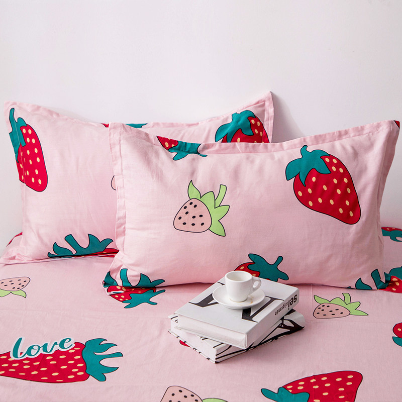 纯棉全棉枕套成人枕头套单人单个大号卡通枕芯套 48x74cm 一对拍2,床上用品,枕套,淘宝优惠券,粉丝福利购,淘宝优惠卷