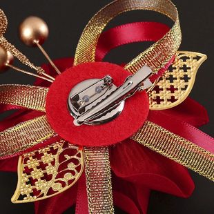 胸花新郎新娘结婚用家人全套精致婚礼姐妹团父母伴郎伴娘高端襟花