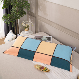 双人长枕芯高枕枕头芯1米1.5m1.2软枕长条抱枕1.8一米五不塌陷二