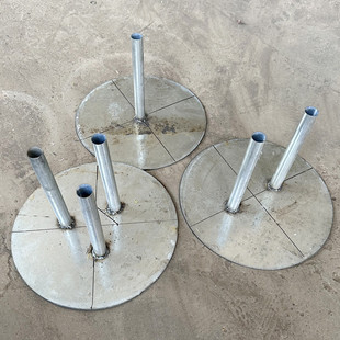 婚庆道具铁艺钢板底座纸花艺圆形底盘户外婚礼布置落地盘路引花杆