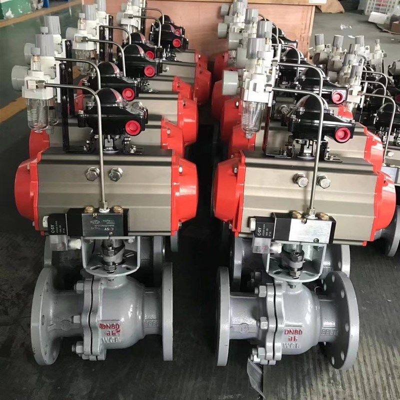 防爆气动法兰球阀Q641F-16C天然液化燃空气体石油紧急切断阀DN80,五金/工具,球阀,淘宝优惠券,粉丝福利购,淘宝优惠卷
