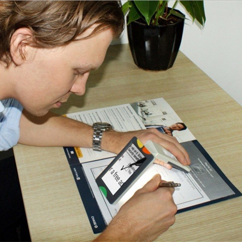 4.3寸便捷电子助视器高清低视力手持式放大镜老人儿童看书阅读器