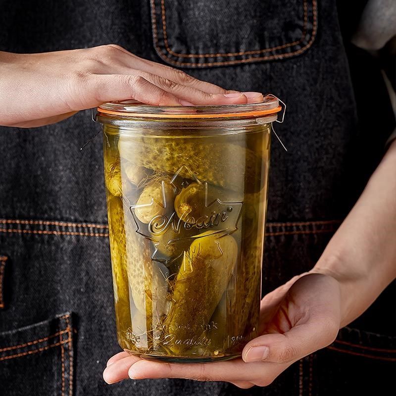 双重强密封罐玻璃保鲜罐泡菜腌制瓶子青梅杨梅酒蜂蜜腌菜咸菜罐,厨房/烹饪用具,密封罐,淘宝优惠券,粉丝福利购,淘宝优惠卷