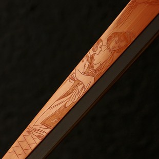 名家袁江纯手工阴刻仕女图三合青扇骨竹雕文人扇子浙工王伟制扇子