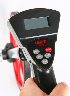 优利德LM10C/10B10A滚轮测距仪高精度电子手推轮胎数显距离测量仪