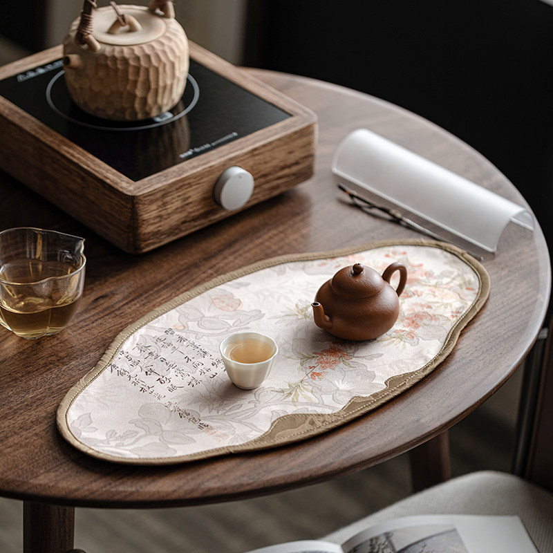 复古中式云纱拼接茶席双面防水小干泡茶席垫布桌旗主人席茶道配件,餐饮具,茶道/零配,淘宝优惠券,粉丝福利购,淘宝优惠卷