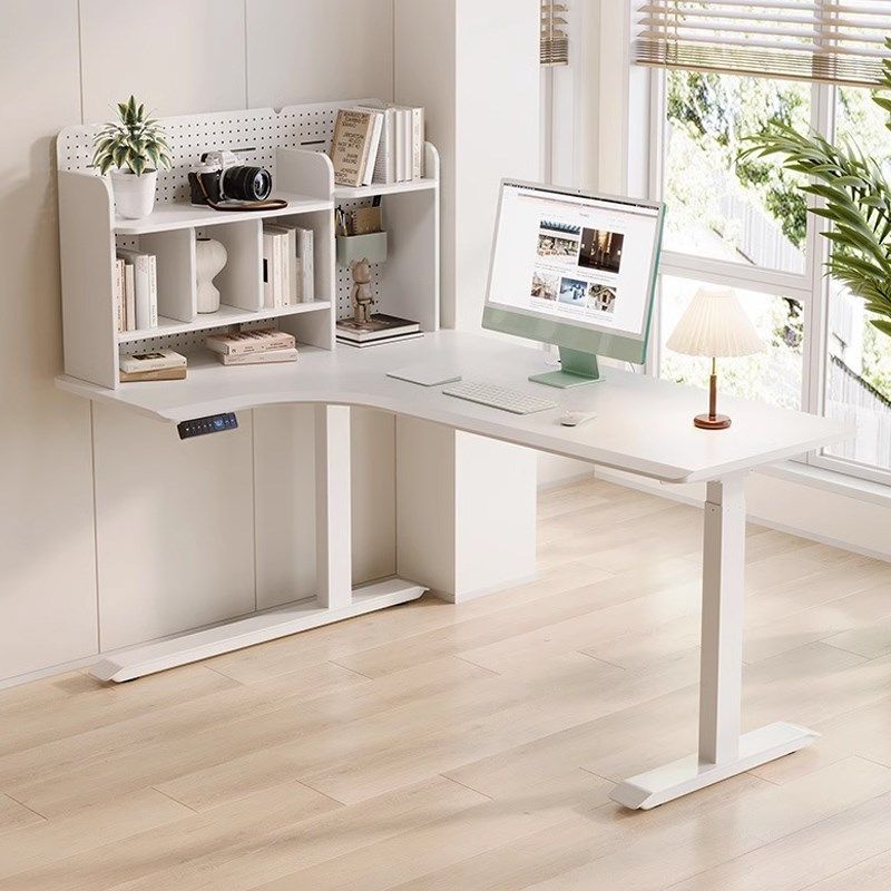 转角书桌书架一体家用拐角电脑桌L型办公桌电动升降台办公室家用,商业/办公家具,办公升降台/升降桌,淘宝优惠券,粉丝福利购,淘宝优惠卷