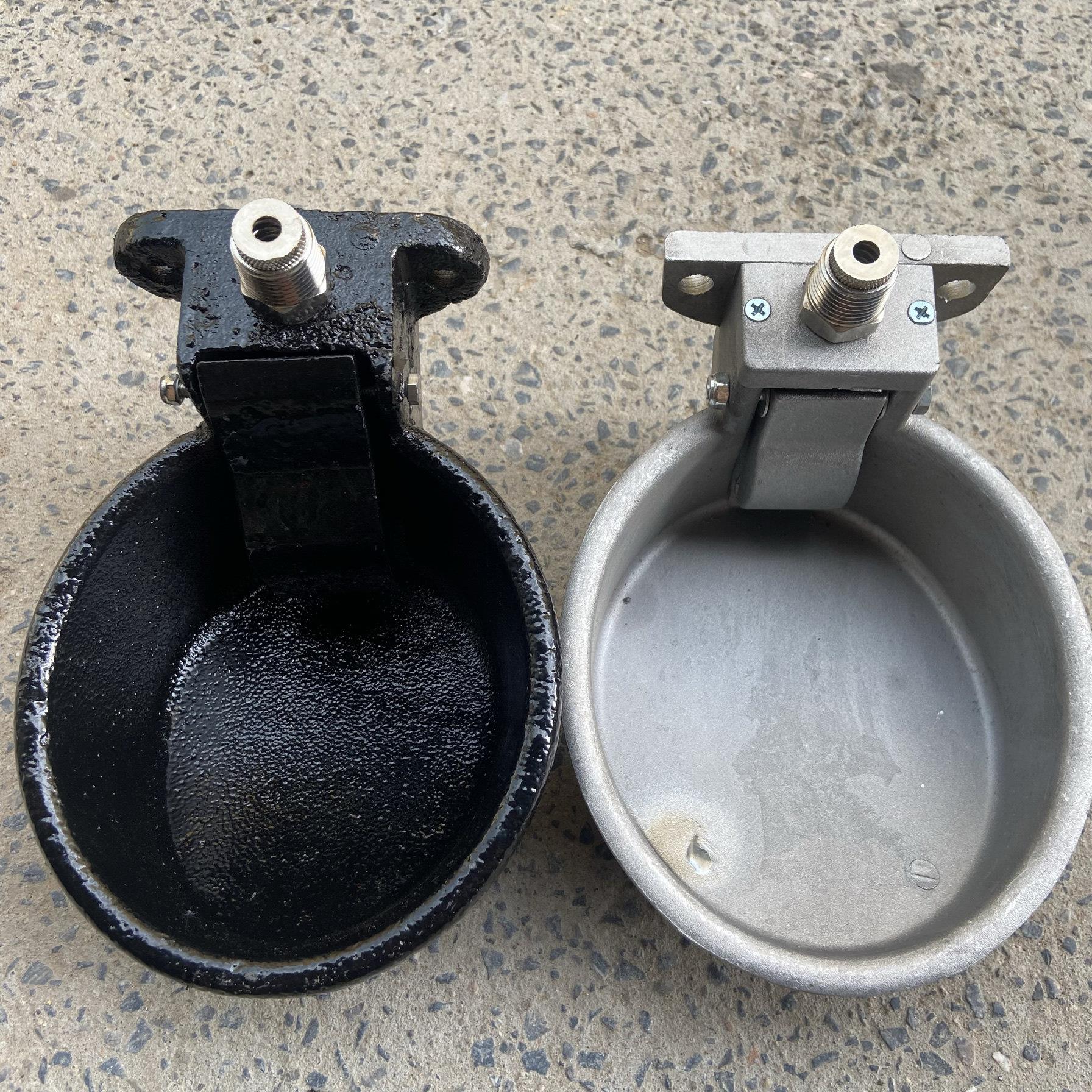 铸铁猪用饮水碗自动饮水器触碰式喝水铝合金小猪自动碗式饮水器