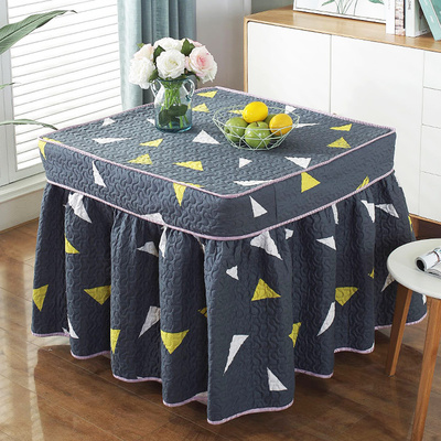 烤火罩电炉罩新款正方形取暖炉套加厚保暖烤火桌子罩套麻将机罩布