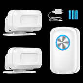 欢迎光临感应器进门语音播报提示店铺门口迎宾报警二拖一门铃超市