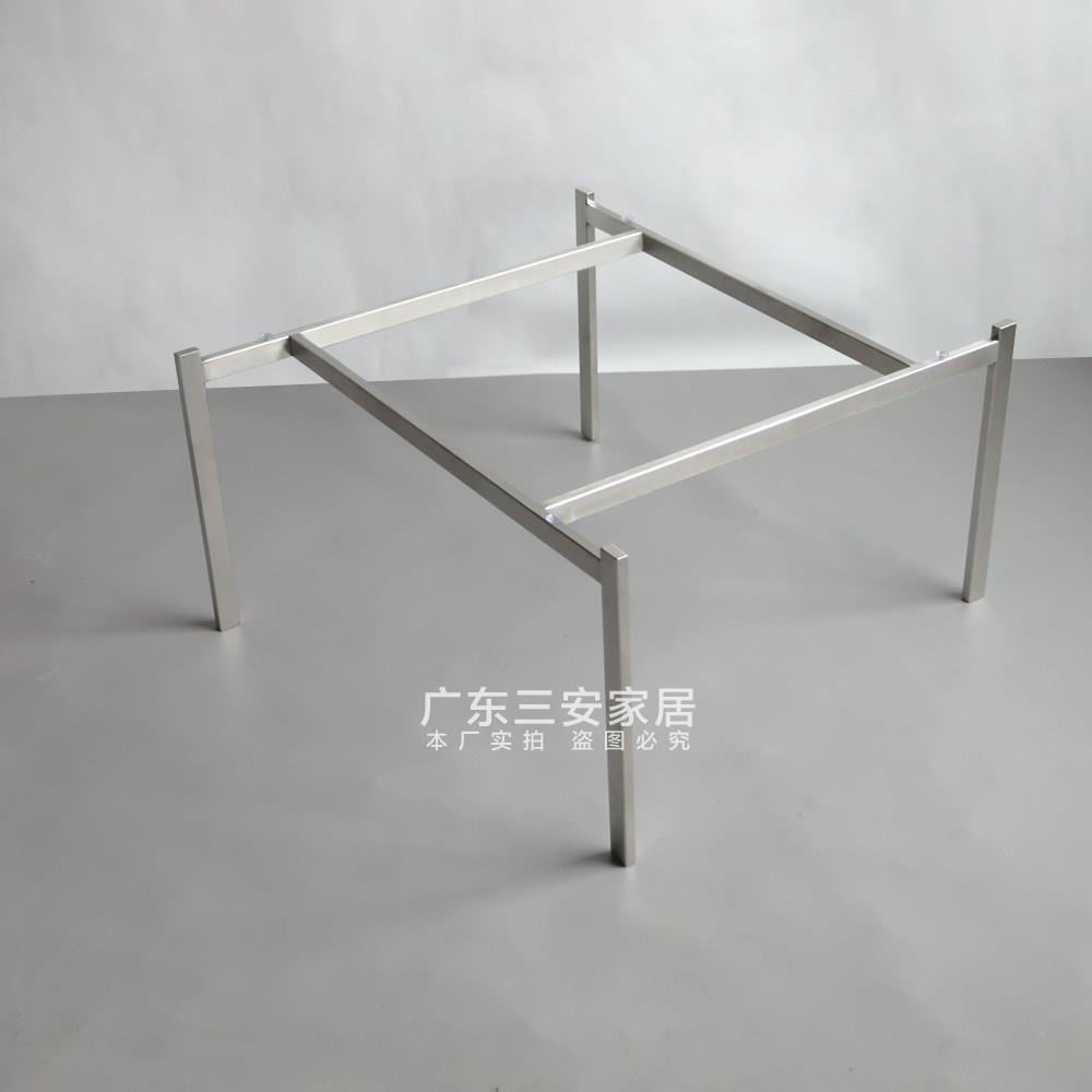 80X80茶几底座支架大理石客厅沙发边几支架角几不锈钢玻璃桌脚腿图片
