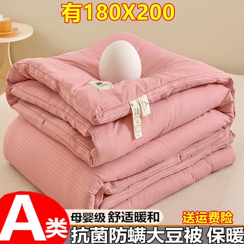 180x200cm被子1米8乘2米大豆纤维被芯A类保暖10斤一米八乘两米冬