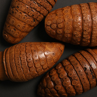 竹根茶则 茶针茶拨 纯手工 竹茶荷 大漆复古风中式套装 满钉 茶铲