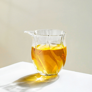 观策器隐耐热玻璃公杯茶海创意透明玻璃高硼硅公道杯不烫手分茶器