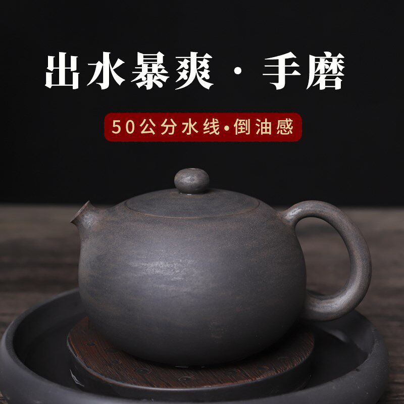 云南建水紫陶茶壶手工普洱茶泡茶单壶非紫砂功夫茶具