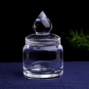 天然白水晶舍利罐摆件净体嘎乌盒小号舍利塔装藏供奉舍利子甘露瓶