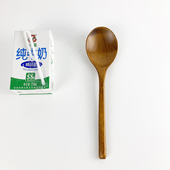 韩国木勺大头勺实木小汤勺干饭人专用勺调羹吃播木质勺子 包邮