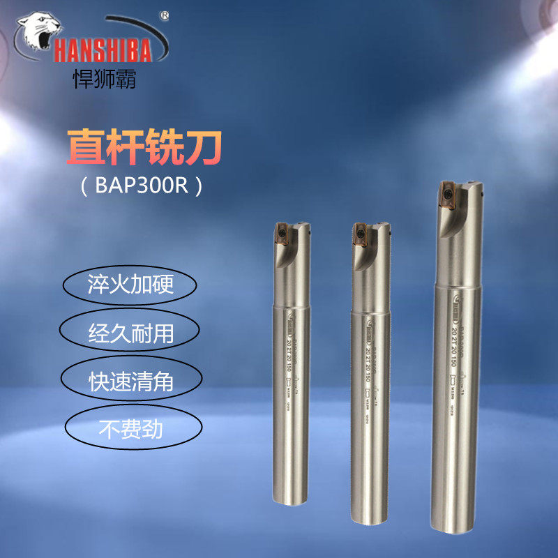 直杆直角铣刀杆BAP300R/400R/10/12/14/15/16/20/25/32装AP刀片