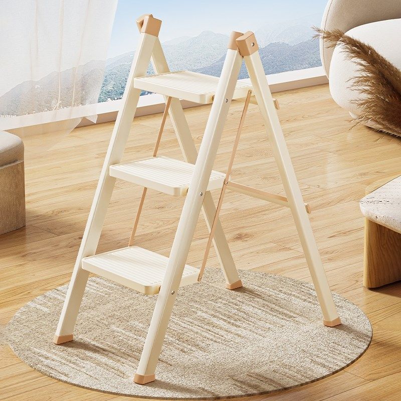 家用梯子折叠伸缩梯加厚人字梯多功能室内登高爬楼三四步梯小梯凳,居家日用,家用梯,淘宝优惠券,粉丝福利购,淘宝优惠卷