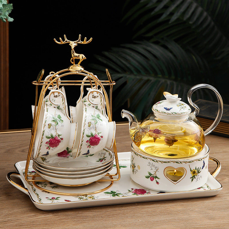 精致咖啡杯套装欧式小奢华陶瓷杯创意金边下午茶具花茶杯红茶杯,餐饮具,咖啡杯,淘宝优惠券,粉丝福利购,淘宝优惠卷