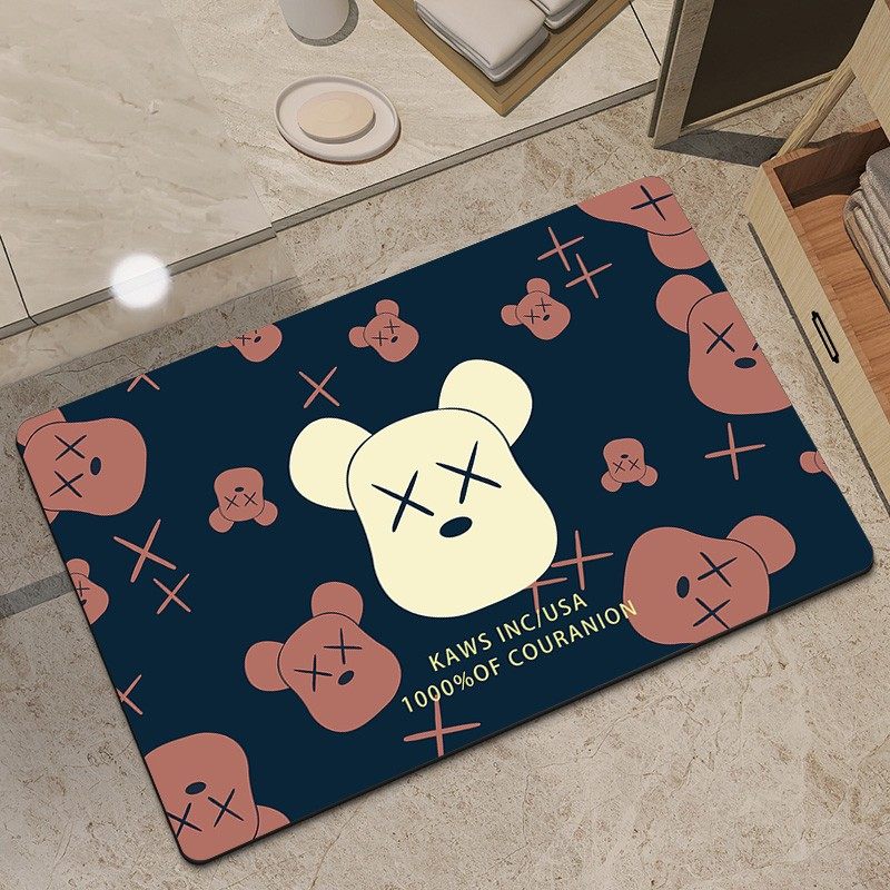 硅藻泥吸水垫浴室防滑地垫家用卫生间厕所进门门口防滑脚垫地毯,居家布艺,家用脚垫,淘宝优惠券,粉丝福利购,淘宝优惠卷