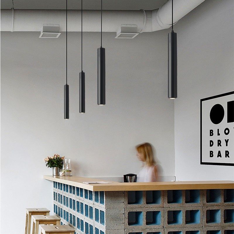 聚光射灯led明装长筒灯圆柱形调焦变焦餐厅吧台吊灯创意背景墙灯,家装灯饰光源,床头/玄关/吧台/过道吊灯,淘宝优惠券,粉丝福利购,淘宝优惠卷