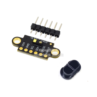 VL53L1X 激光测距传感器模块 TOF飞行时间测距 4米测距带光学盖片