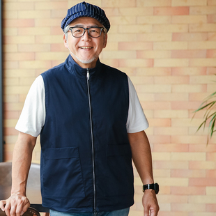 爸爸夏装外套中老年人马甲男秋装春秋季薄款夏天马夹老人爷爷背心