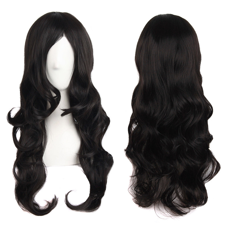 潼漫 cos假发女长卷发大波浪自然纯黑色高温丝全头套长发表演假毛,美发护发/假发,演出假发,淘宝优惠券,粉丝福利购,淘宝优惠卷