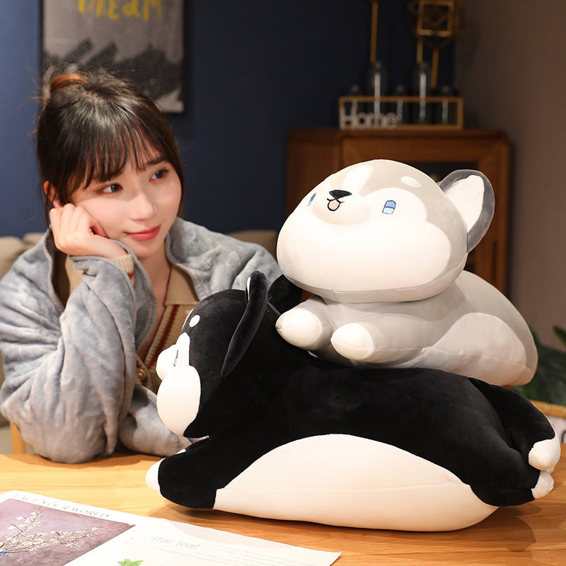 哈士奇公仔抱枕车用被子两用毯子二合一办公室枕头靠垫午睡觉神器,居家布艺,抱枕被,淘宝优惠券,粉丝福利购,淘宝优惠卷