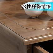 新中式 实木玄关桌靠墙入户玄关台简约供桌条案禅意案台酒店端景台