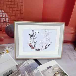 破碎镜子蝴蝶镜子手工制作碎玻璃蝴蝶相框diy全套材料包碎的破镜