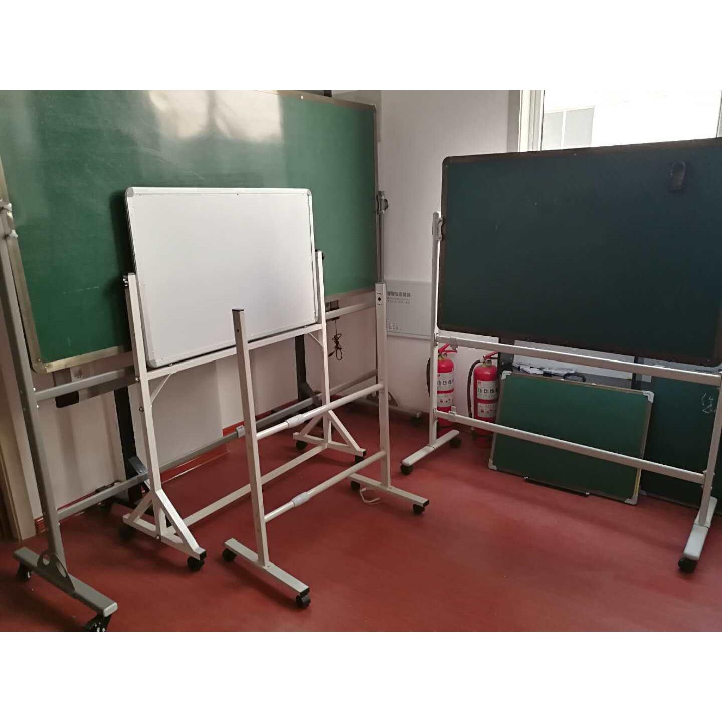 定制家用办公移动支架式写字板教学培训班双面绿板白板黑板磁性板