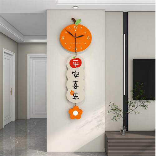 新款网红钟表客厅简约现家用玄关装饰时钟挂墙个性创意时尚挂钟