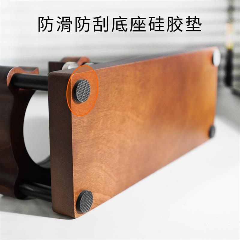 咖啡压粉器具收纳底座套装51-58mm通用手柄粉锤收纳布粉器压粉器
