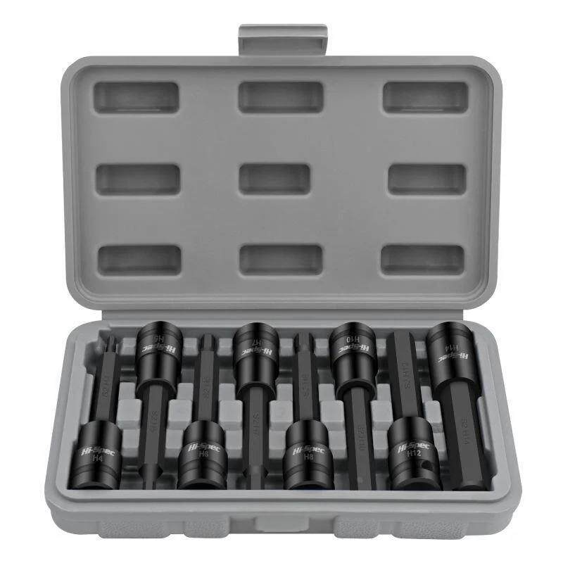 内六角套筒电动起子专用工具 内6方套筒头套装t30t40t50梅花批头