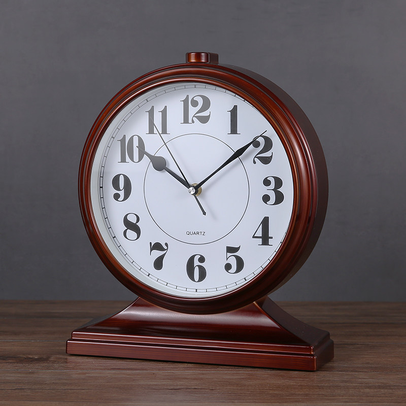 大号客厅座钟表现代简约非实木静音台式石英钟复古新中式客厅摆件,家居饰品,座钟,淘宝优惠券,粉丝福利购,淘宝优惠卷