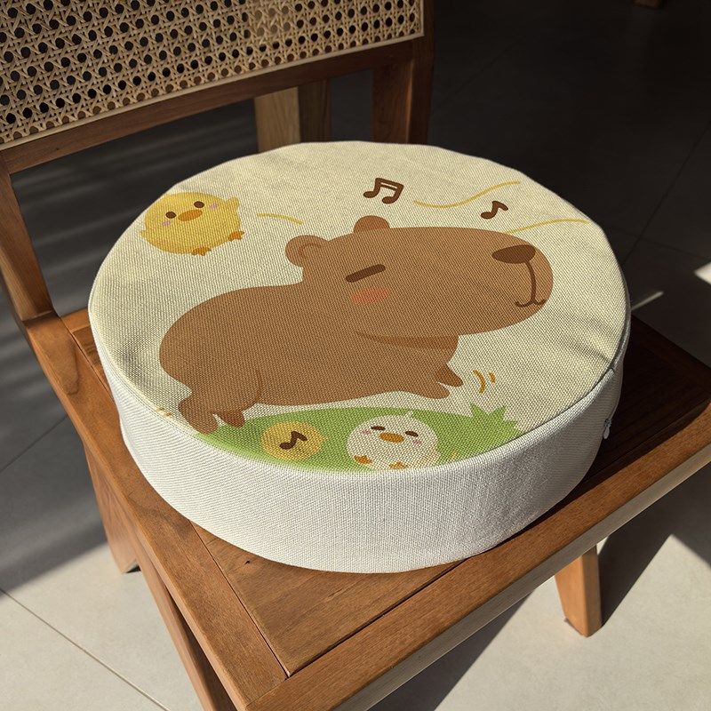 儿童吃饭圆凳增高垫宝宝餐椅垫加厚加高海绵圆形坐垫蒲团四季座垫,居家布艺,椅垫,淘宝优惠券,粉丝福利购,淘宝优惠卷