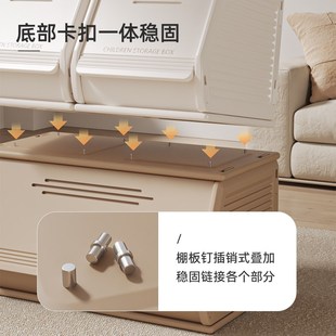 儿童收纳柜桌面置物柜书柜宝宝玩具收纳架零食架储物柜婴儿喂养台