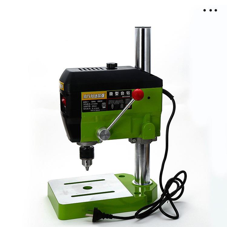 迷你字台转 480W 精密微型台式钻床 发光字打孔工具 广告行业 小