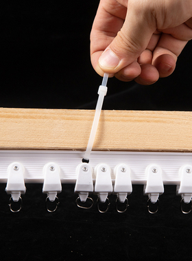 窗帘轨道免打孔扎带式宿舍床帘隔断滑轨弯轨顶装侧自粘式滑道下铺