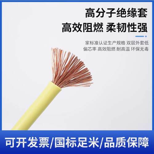 国标BVR单股软电线电缆10 16 25 35 50 7095平方铜芯线纯铜双并联