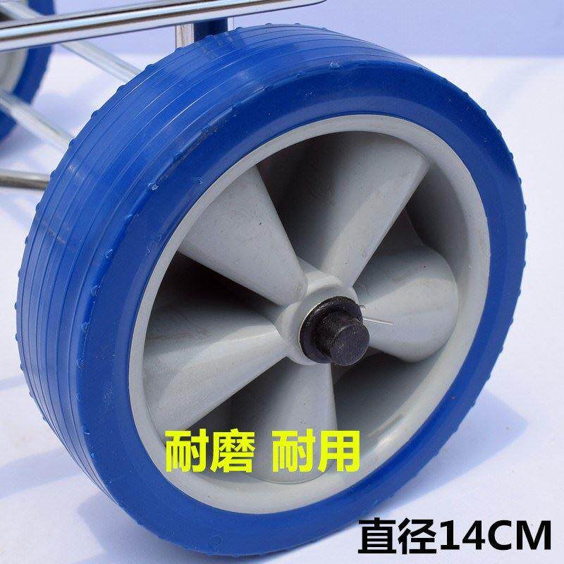 拉车折叠小拖车滑家用购物手轻拉杆便携载重王摆摊托物不锈钢