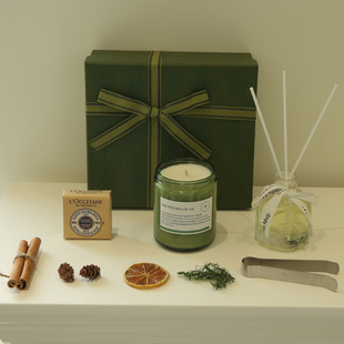 《绿野仙踪》绿色系文艺风香薰蜡烛无火欧舒丹香薰礼盒生日礼物