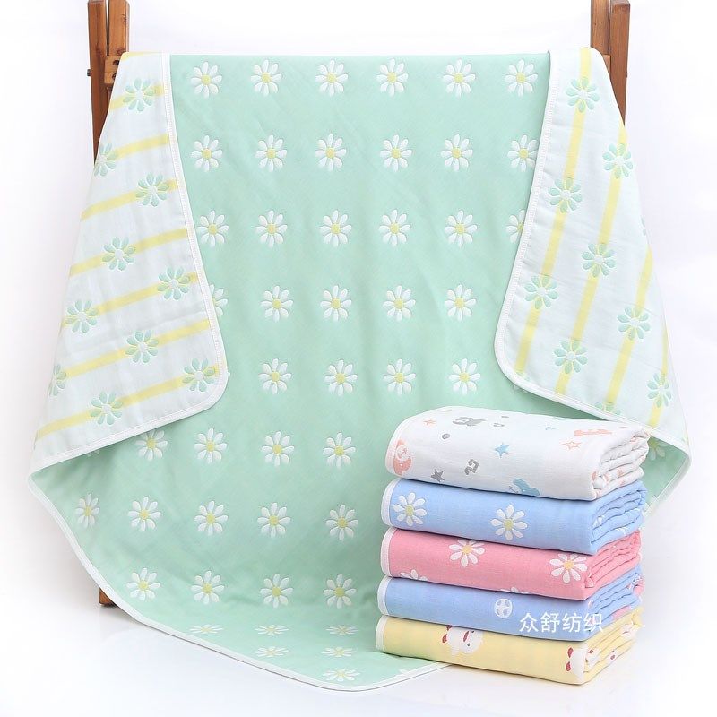 纯棉六层纱布盖毯儿童毛巾被婴儿夏凉被加厚成人空调被双人床单,婴童用品,毯子,淘宝优惠券,粉丝福利购,淘宝优惠卷